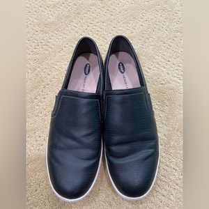 Black slip on shoes